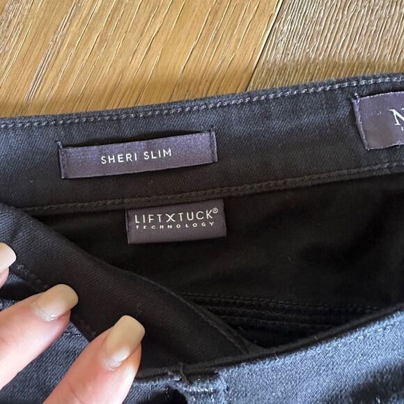NYDJ Sheri Slim Jeans In Black - Picture 8 of 11